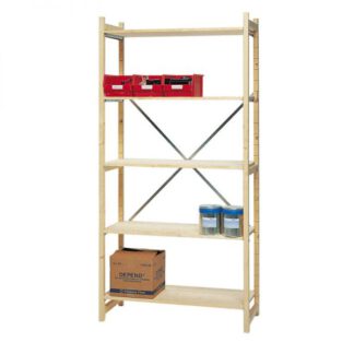 magazijn rek hout